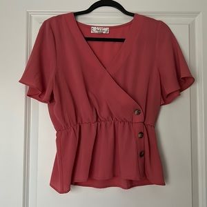 Pink Rose medium short sleeved top